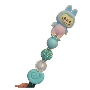 Cute Labubu beaded pen is a customizable "beadabl Bead Pen